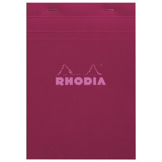 RHODIA Notizblock No. 16 DIN A5 kariert pflaume