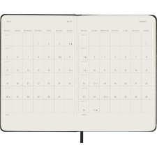 MOLESKINE Taschenkalender 2026/2027 18 Monate P/A6 schwarz