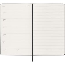 MOLESKINE Buchkalender 2026/2027 18 Monate L/A5 schwarz