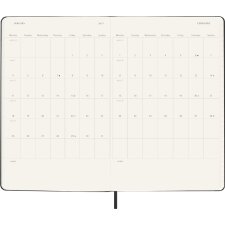 MOLESKINE Buchkalender 2026/2027 18 Monate L/A5 schwarz