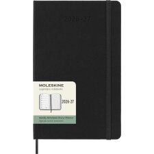 MOLESKINE Buchkalender 2026/2027 18 Monate L/A5 schwarz