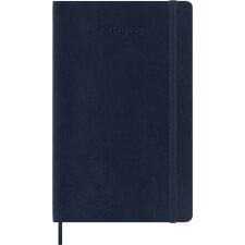 MOLESKINE Buchkalender 2026/2027 18 Monate L/A5 blau