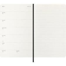 MOLESKINE Buchkalender 2026/2027 18 Monate L/A5 hellrot