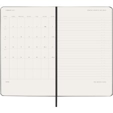 MOLESKINE Buchkalender Pro 2027 L/A5 Hardcover schwarz