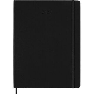 MOLESKINE Buchkalender Pro 2027 XL Hardcover schwarz