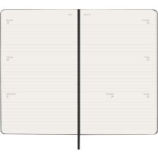 MOLESKINE Buchkalender 2027 Wochen L/A5 Hardcover schwarz