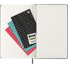 MOLESKINE Buchkalender 2027 Wochen L/A5 Hardcover schwarz