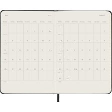 MOLESKINE Taschenkalender 2027 Wochen P/A6 Hardcover schwarz