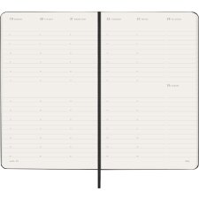 MOLESKINE Buchkalender 2027 Wochen L/A5 Hardcover schwarz