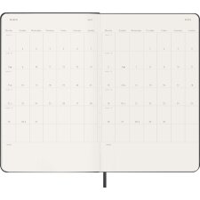 MOLESKINE Buchkalender 2027 Wochen L/A5 Hardcover schwarz