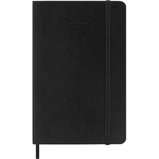 MOLESKINE Taschenkalender 2027 Wochen P/A6 Softcover schwarz