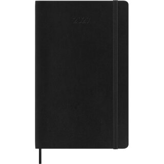 MOLESKINE Buchkalender 2027 Wochen L/A5 Softcover schwarz