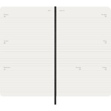 MOLESKINE Buchkalender 2027 Wochen L/A5 Softcover schwarz