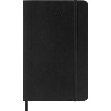 MOLESKINE Taschenkalender 2027 Wochen P/A6 Softcover schwarz