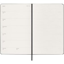 MOLESKINE Buchkalender 2027 Wochen XL Hardcover blau