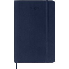 MOLESKINE Taschenkalender 2027 Tage P/A6 Softcover blau