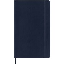 MOLESKINE Buchkalender 2027 Tage L/A5 Softcover blau