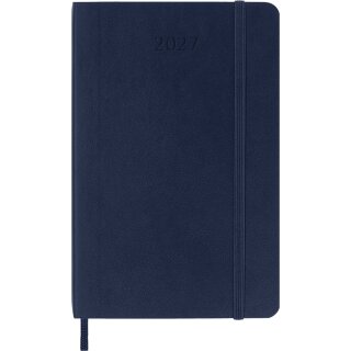 MOLESKINE Taschenkalender 2027 Wochen P/A6 Sofcover blau