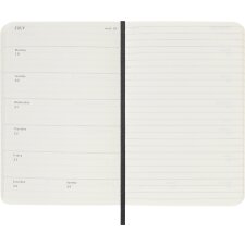 MOLESKINE Taschenkalender 2027 Wochen P/A6 Sofcover blau
