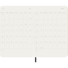 MOLESKINE Taschenkalender 2027 Wochen P/A6 Sofcover blau