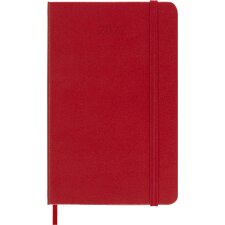 Moleskine Taschenkalender 2027 Tage P/A6 Hardcover hellrot