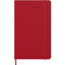 MOLESKINE Buchkalender 2027 Tage L/A5 Hardcover hellrot