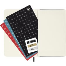 MOLESKINE Taschenkalender 2027 Tage P/A6 Softcover hellrot