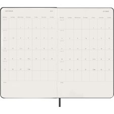MOLESKINE Buchkalender 2027 Tage L/A5 Hardcover grün
