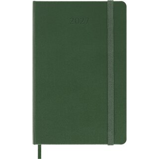 MOLESKINE Taschenkalender 2027 Tage P/A6 Softcover grün