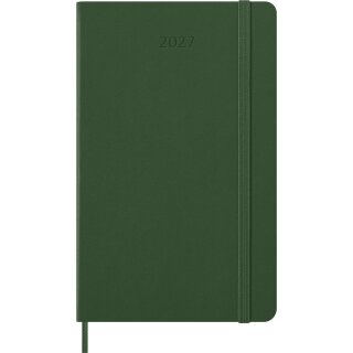 MOLESKINE Buchkalender 2027 Tage L/A5 Softcover grün
