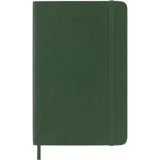 MOLESKINE Taschenkalender 2027 Wochen P/A6 Softcover grün