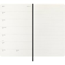 MOLESKINE Buchkalender 2027 Wochen L/A5 Softcover grün