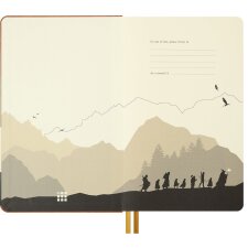 MOLESKINE Notizbuch "Herr der Ringe - Frodo + Sam" Hardcover liniert