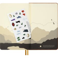 MOLESKINE Notizbuch "Herr der Ringe - Frodo + Sam" Hardcover blanko