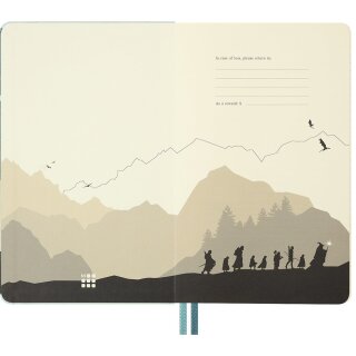 MOLESKINE Buchkalender "Herr der Ringe - Merry+Pippin" 2027