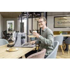 sigel Business-Filztasche Desk Sharing Bag Workspace M/L hellgrau