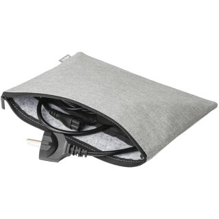 sigel Taschen-Organizer-Set für Business-Filztasche grau