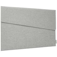 sigel Laptophülle/Tablethülle bis 15,6" (39,62 cm) hellgrau