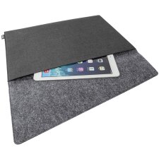 sigel Laptophülle/Tablethülle bis 15,6" (39,62 cm) hellgrau