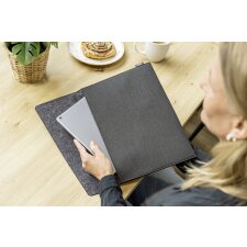 sigel Bundle Business-Filztasche Desk Sharing Bag Classic M hellgrau