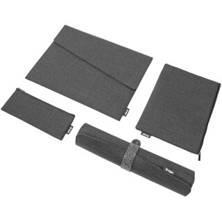 sigel Bundle Accessoires für Business-Filztaschen M dunkelgrau