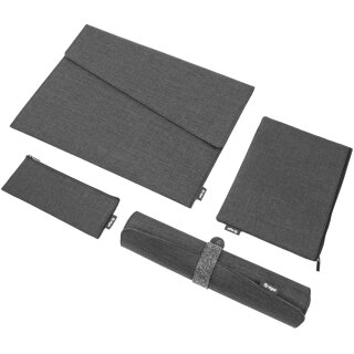 sigel Bundle Accessoires für Business-Filztaschen L dunkelgrau