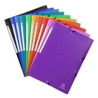 EXACOMPTA Eckspannermappe DIN A4 PP dunkelblau