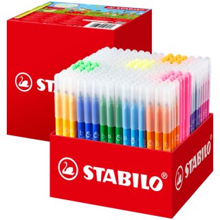 STABILO Fasermaler Trio A-Z 240er Maxi Schoolpack