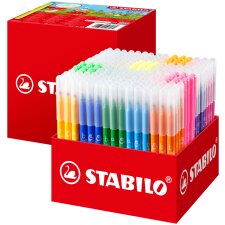 STABILO Fasermaler Trio A-Z 240er Maxi Schoolpack