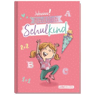 Häfft Lernfreunde Einschulungsalbum Endlich Schulkind rosa DIN A5