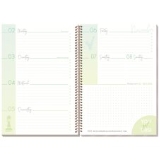 Häfft Schülerkalender College-Timer "Wild Blossoms" 26/27 DIN A5
