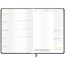 Häfft Jugendkalender Timer "Pink Flowers" 2026/2027 DIN A5