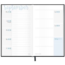 Häfft Jugendkalender Timer slim "Dainty Flower" 2026/2027 DIN A6