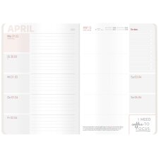 Häfft Studentenkalender Timer Campus "Black Edition" 26/27 DIN A5